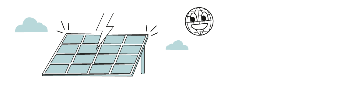 Symbolgrafik: Illustration zum Blogbeitrag Soniger Solarrekord