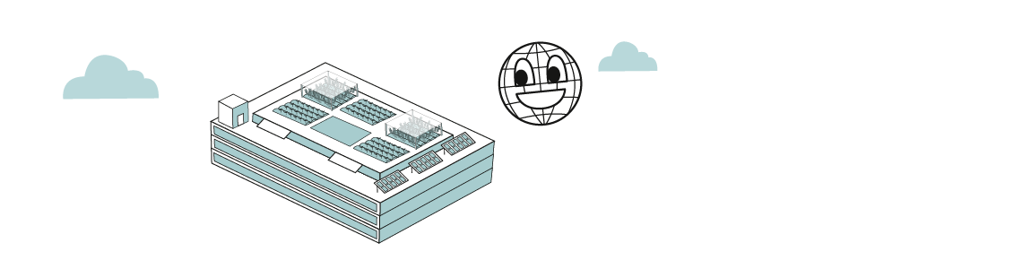 Symbolgrafik: Illustration zum Blogbeitrag Dienliche Dächer