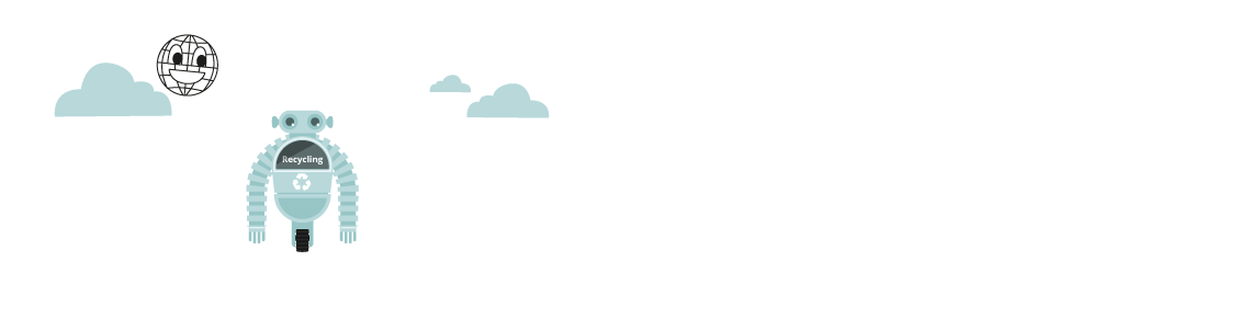 Symbolgrafik: Illustration zum Blogbeitrag Recycling Roboter